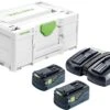 Festool SYS 18V 2x5,0/TCL 6 DUO 2 Festool SYS 18V 2x5,0/TCL 6 DUO -Uittokalusto Kauppa down bs energyset2x50 577707 sod 01a