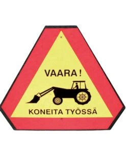 Koneita Työssä Varoitusmerkki, Peltiä