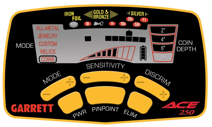 Garrett Ace 250 - Metallinpaljastin 4 Garrett Ace 250 - Metallinpaljastin - Image 2